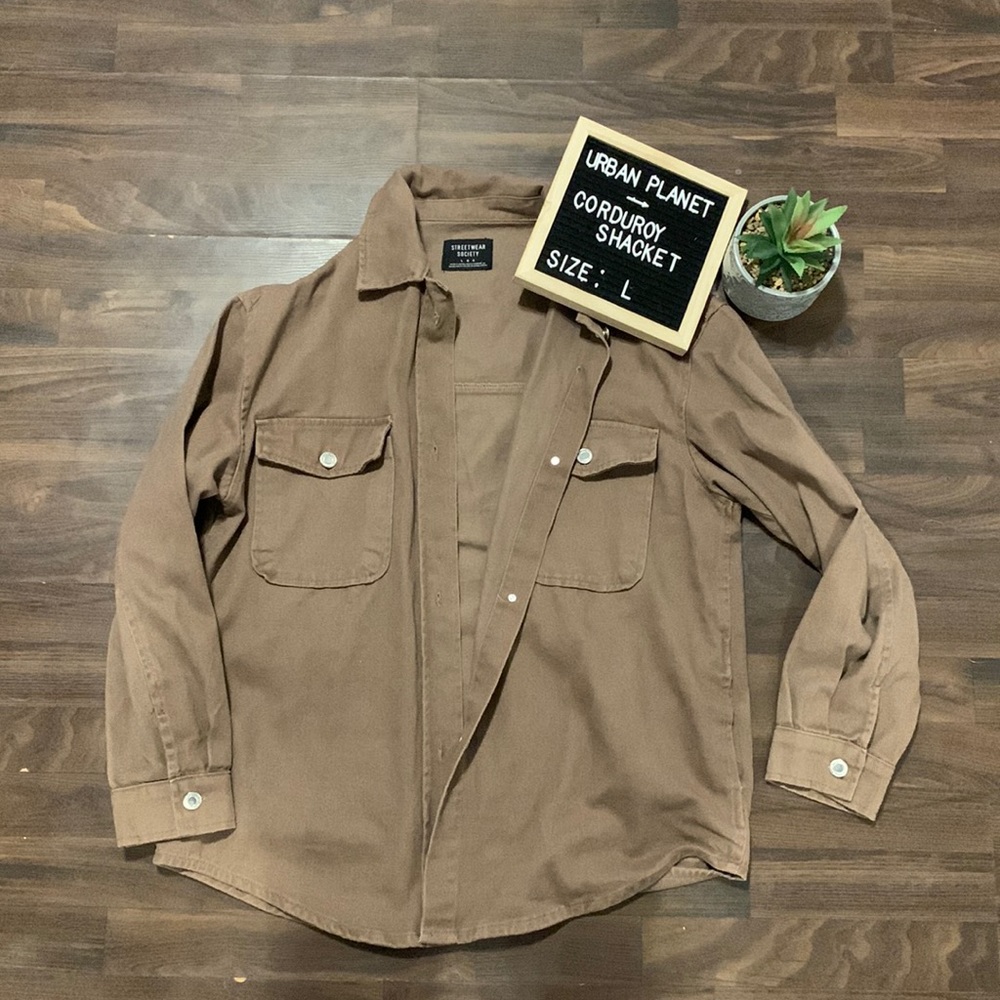 Urban Planet’s Brown Corduroy Shacket NWOT